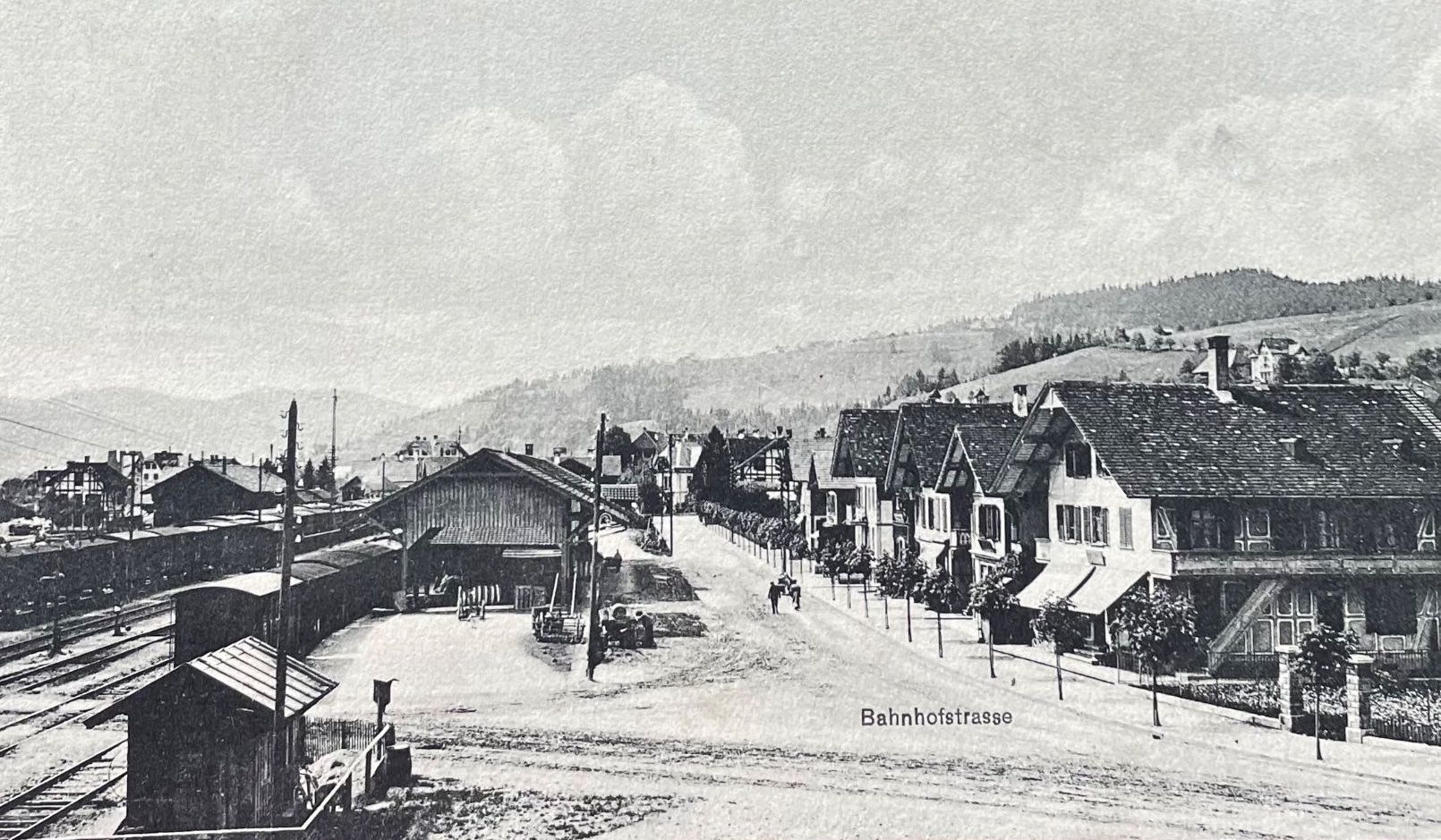 Bahnhofstrasse Langnau zirka 1910